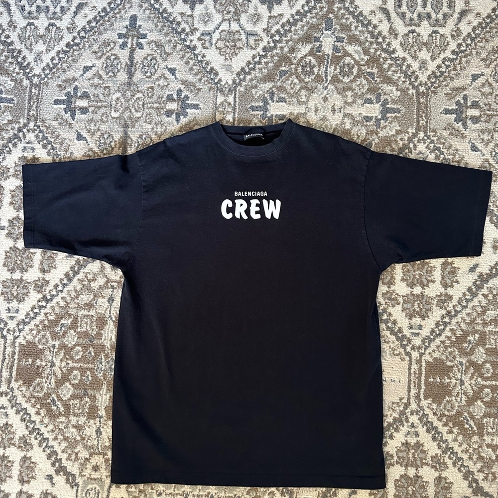 Balenciaga Black Crew T-Shirt